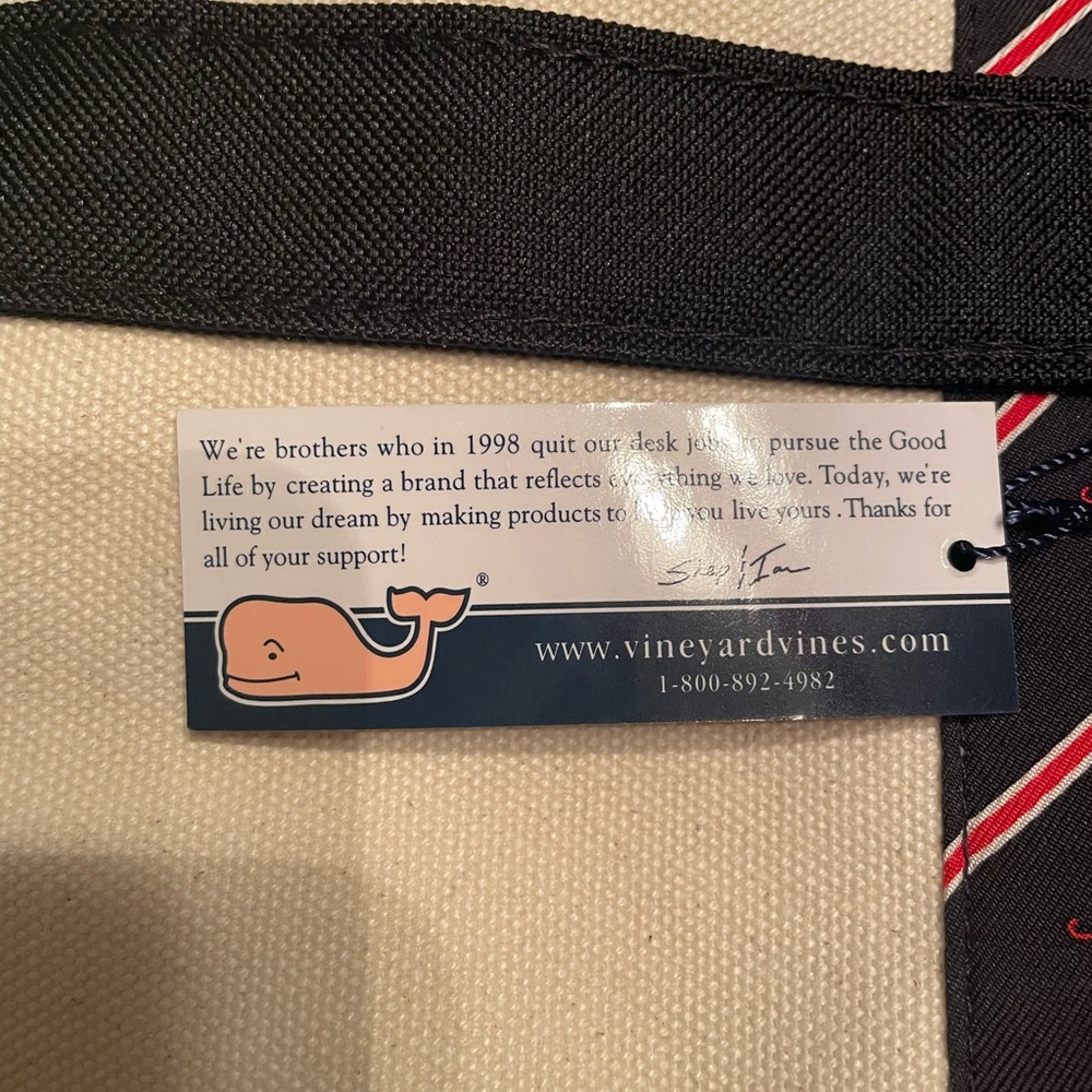 Vineyard Vines canvas tote NWT - Picture 7 of 12